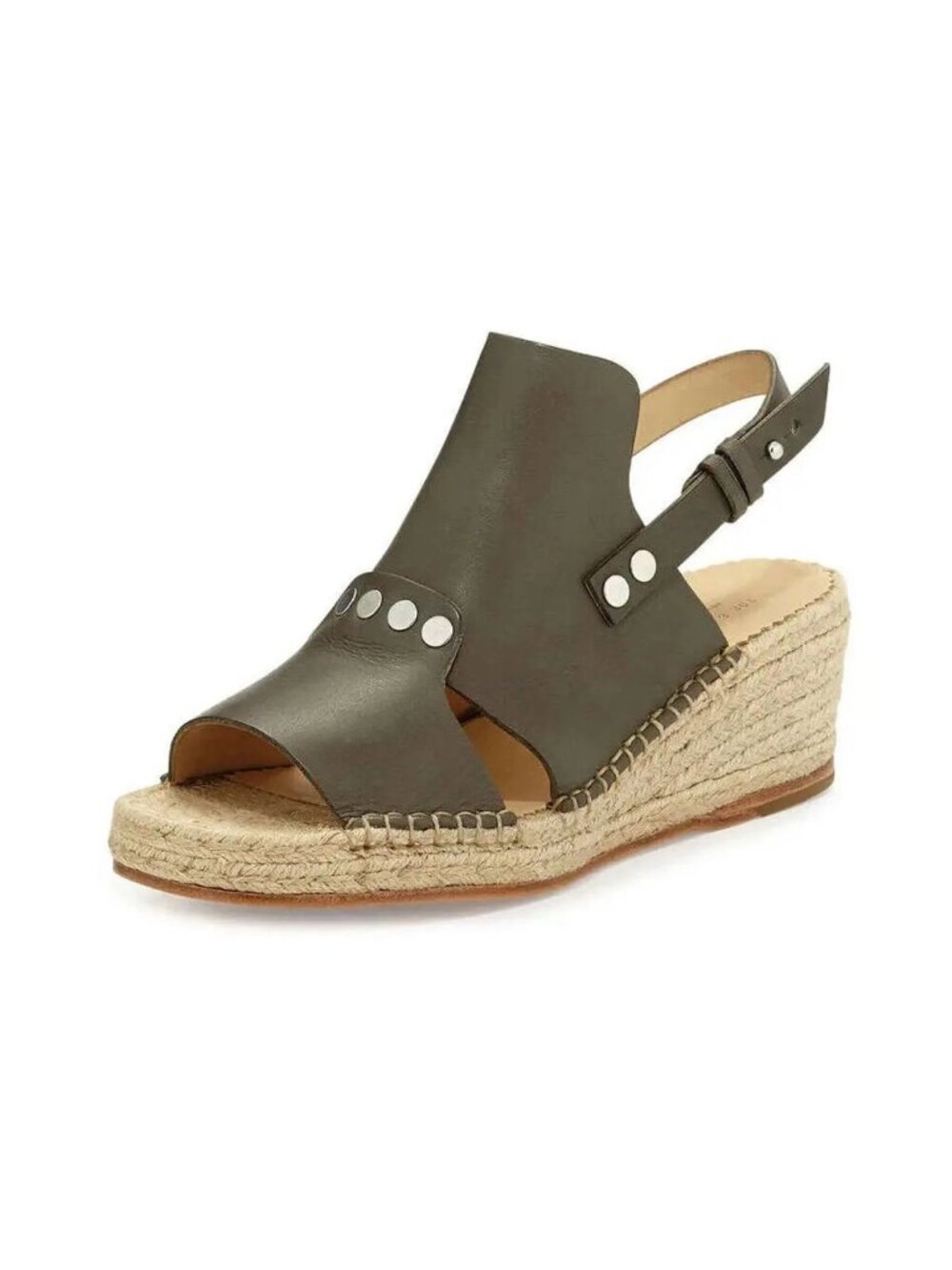 rag & bone Sayre Leather Espadrille Wedge Sandal (size IT 41/ US 11)